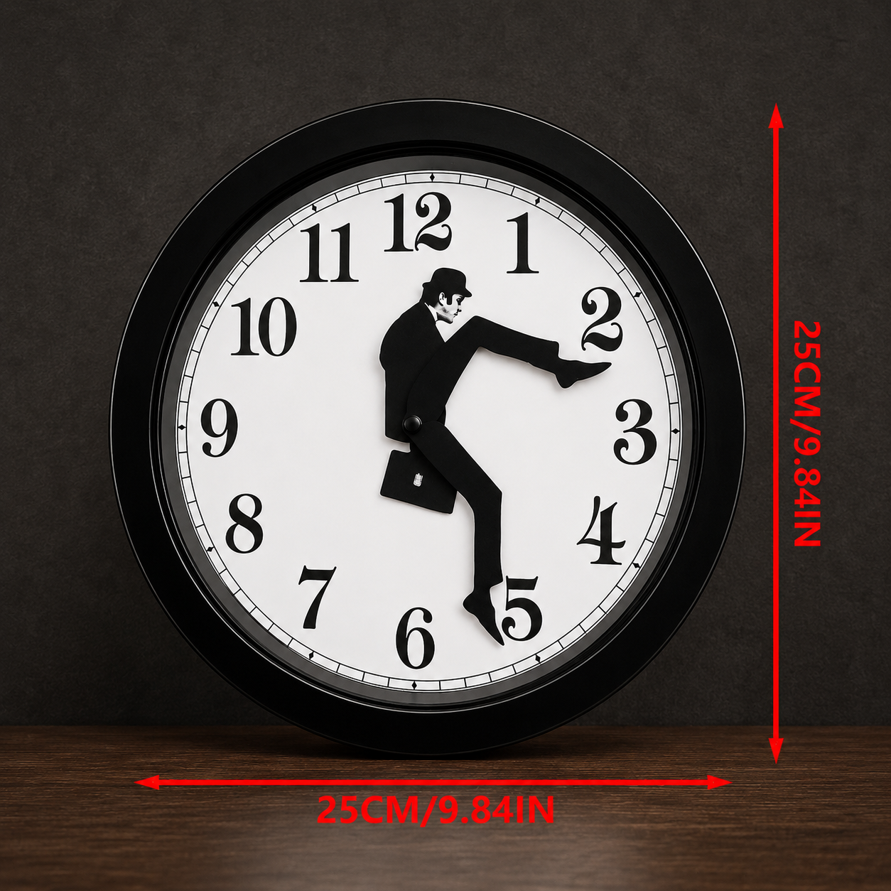 Silly Walk Wall Clock