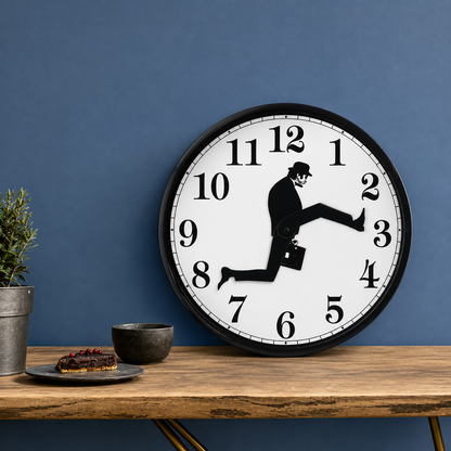 Silly Walk Wall Clock