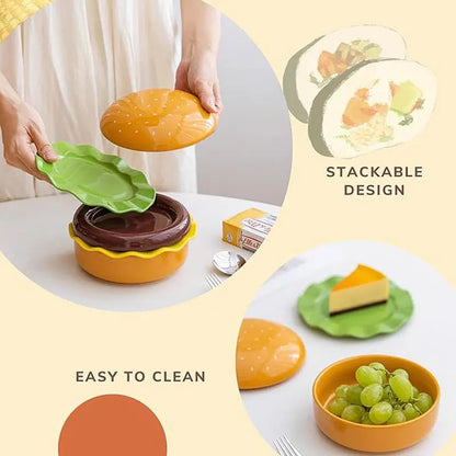 Hamburger Plate Set