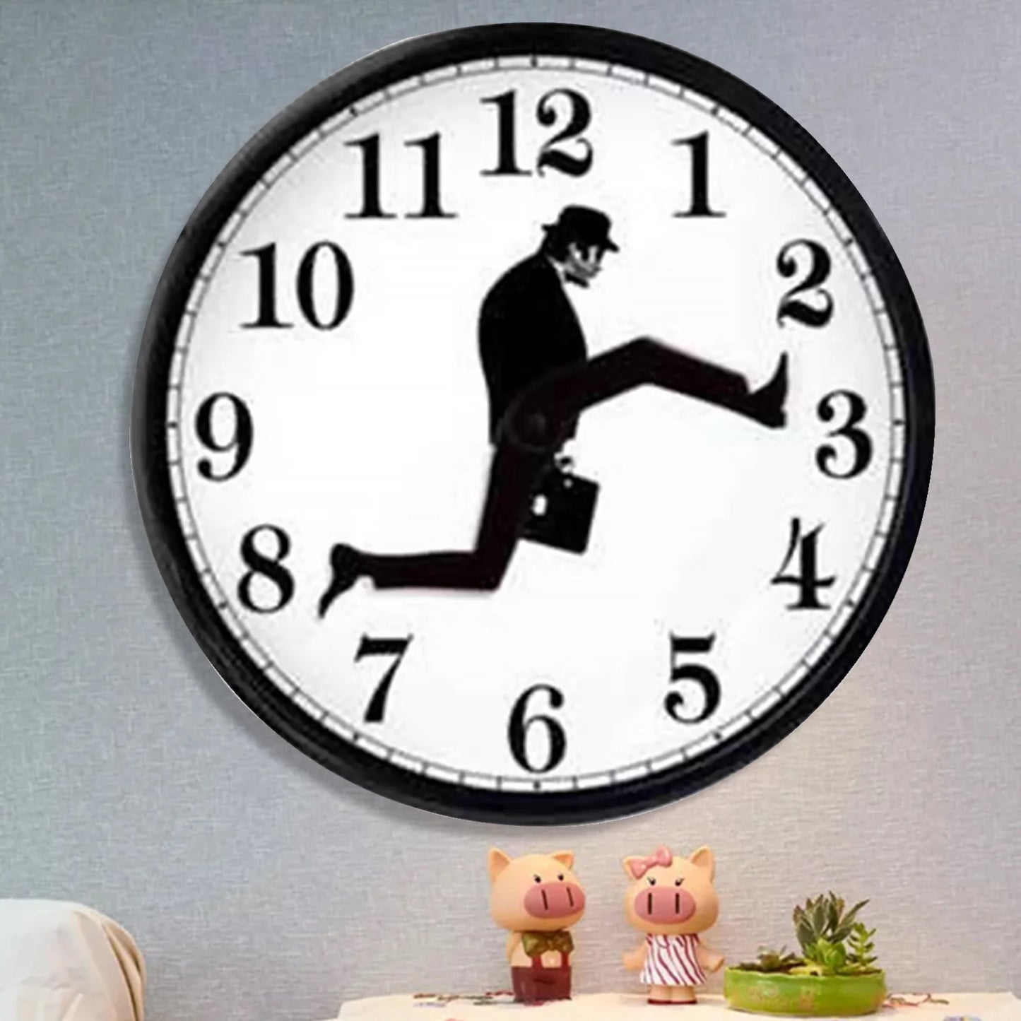 Silly Walk Wall Clock
