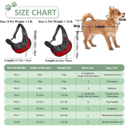 Dog Crossbody Pet Carrier