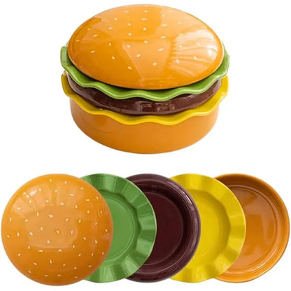 Hamburger Plate Set
